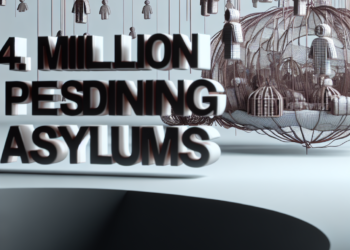 Estados Unidos tiene poco más de 1.4 millones de juicios de asilo pendientes