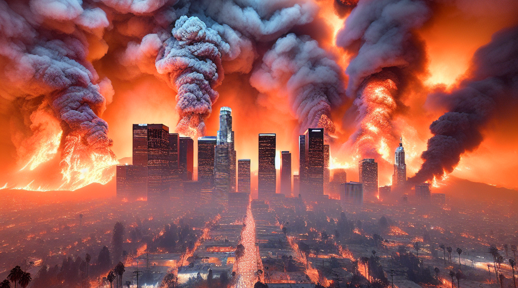 Más de 50 mil personas bajo órdenes o aviso de evacuación por incendio al norte de Los Ángeles