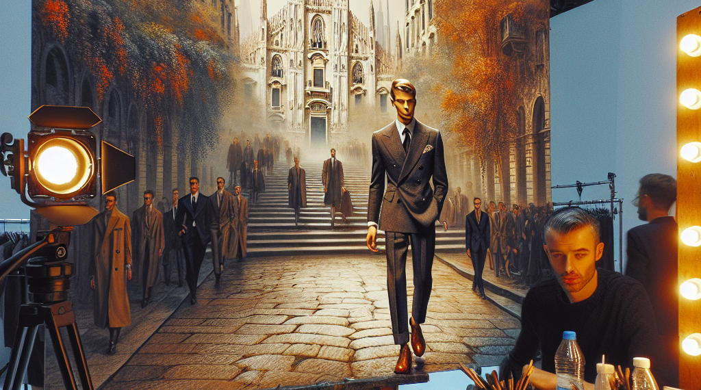 Mejores fotos entre bastidores de los desfiles masculinos de Milán Fashion Week Otoño-Invierno 2025