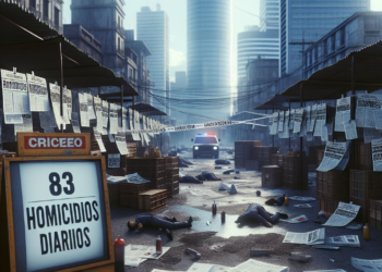 México registró un promedio de 83 homicidios diarios durante el primer semestre del 2024