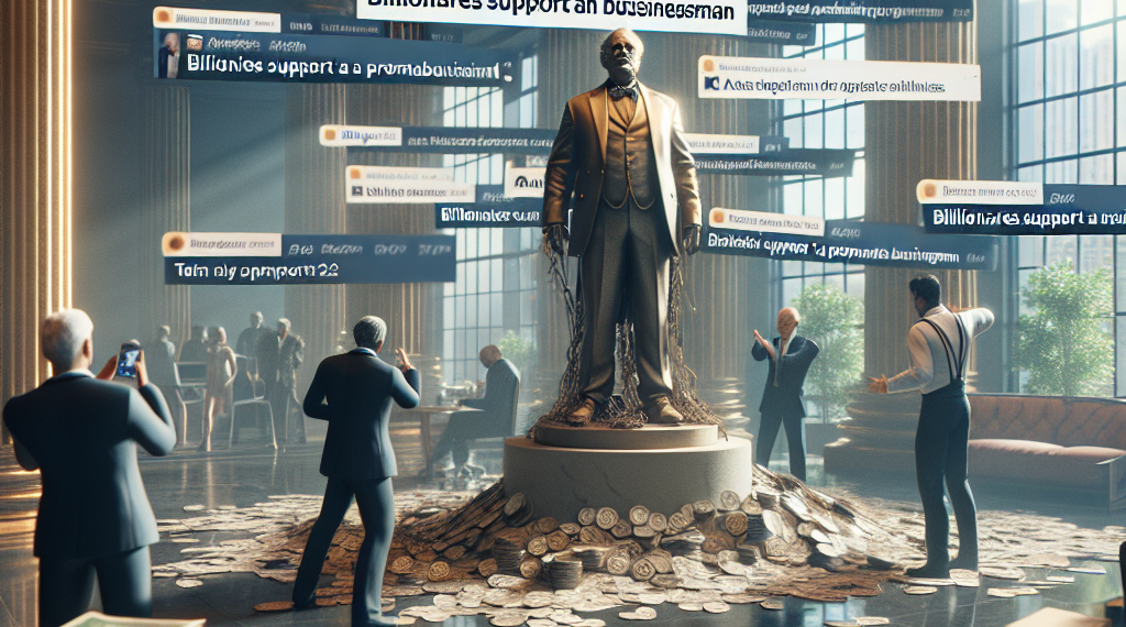 Se hacen presentes los multimillonarios con Donald Trump