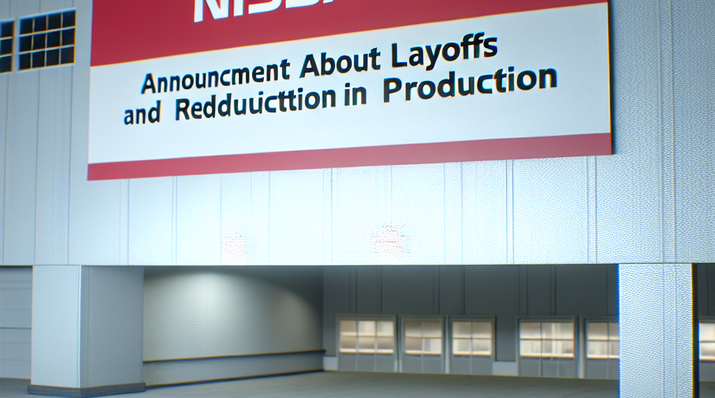 Nissan anuncia recortes de empleo y producción
