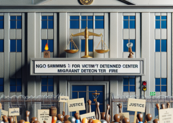 ONG piden a Sheinbaum justicia por incendio en estación migratoria en Ciudad Juárez