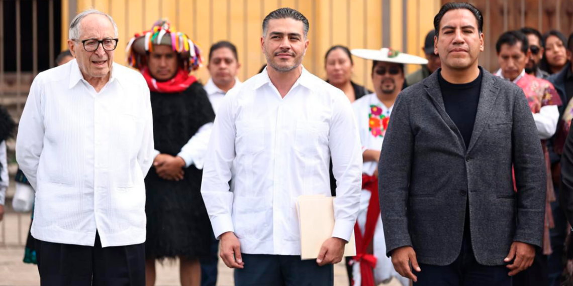 Omar García Harfuch acude a la presentación de la Estrategia de Construcción de Paz en Chiapas