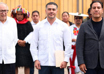 Omar García Harfuch acude a la presentación de la Estrategia de Construcción de Paz en Chiapas