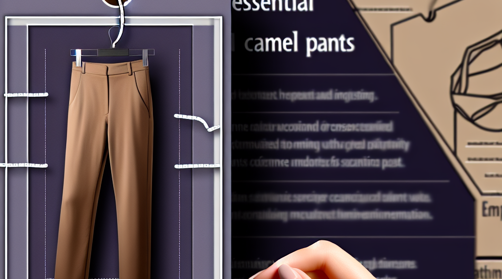 Pantalones camel básicos de las rebajas con los que irás elegante sin esfuerzo
