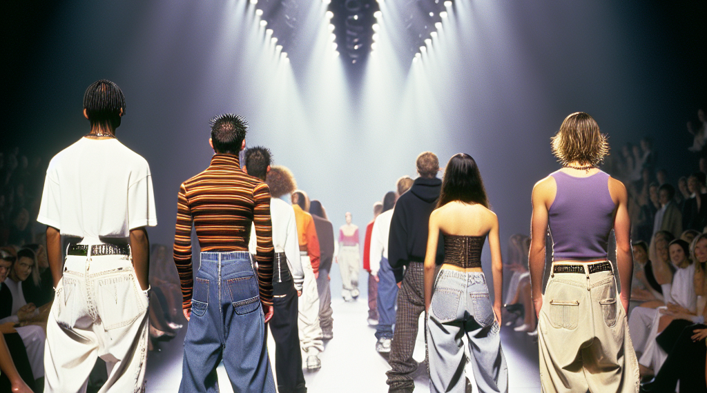 Las pasarelas dictan cómo llevar pantalones a la cadera de los 2000 en Primavera-Verano 2025