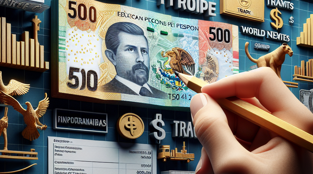 Peso mexicano cae tras amenaza de arancel del 25% de Trump