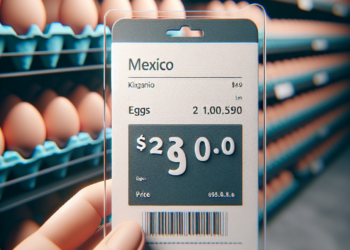 ¿Cuál es el precio del kilo de huevo en México?