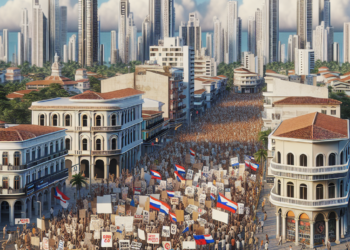 Queman banderas de Estados Unidos en Panamá en rechazo a Trump