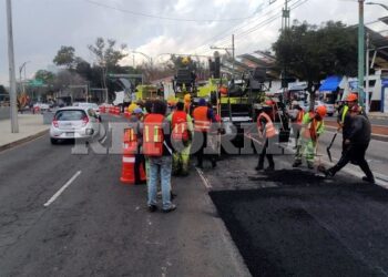 Atienden baches en 3 alcaldías