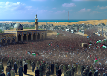 Regresan alrededor de 300,000 palestinos al norte de Gaza en el marco del alto el fuego