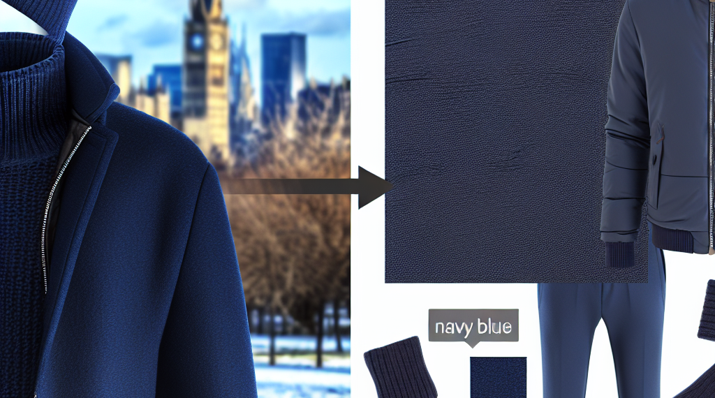 Prendas en azul marino para este invierno