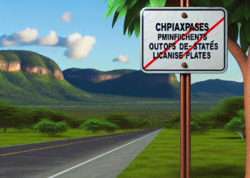 Nuevas multas por tener placas de otros estados en Chiapas
