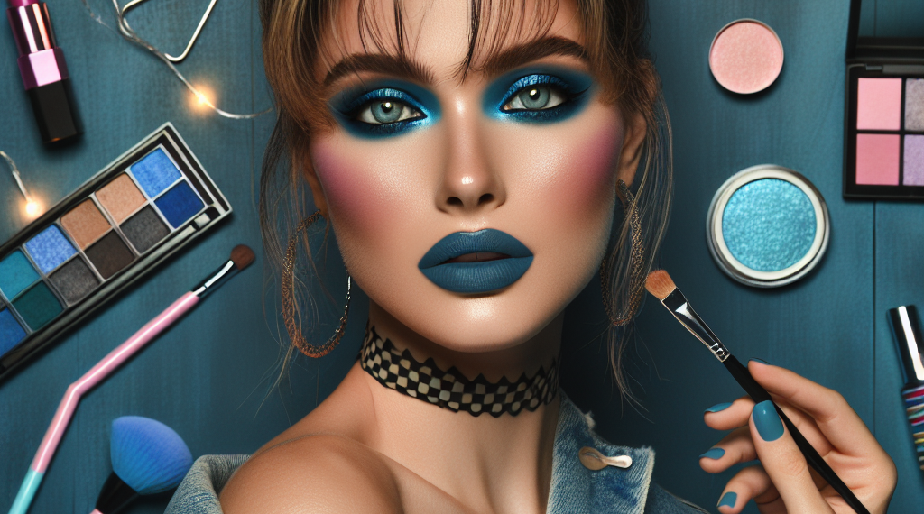 El maquillaje de los 90 está de vuelta: las sombras azules son tendencia esta Primavera-Verano 2025