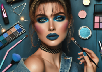 El maquillaje de los 90 está de vuelta: las sombras azules son tendencia esta Primavera-Verano 2025