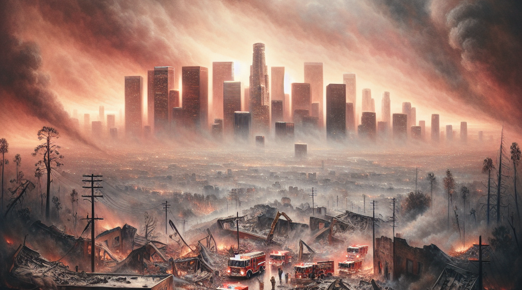 Suman 16 muertos por los devastadores incendios en Los Ángeles, California