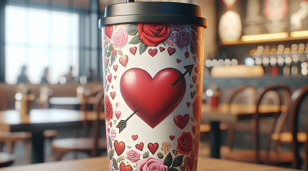 Vaso de Starbucks para el Día de San Valentín