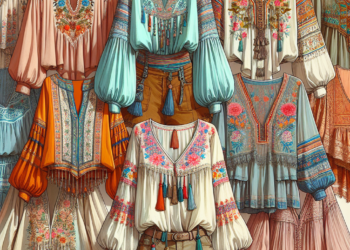 Así se llevan las blusas boho en tendencia en Primavera-Verano 2025, según las pasarelas