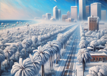 Tormenta gélida provoca inusual nevada en Florida, Houston y Nueva Orleans (Video)