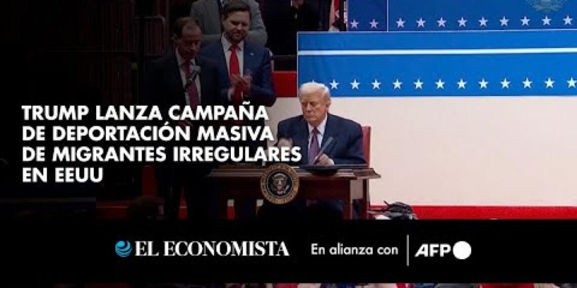 Trump lanza campaña de deportación masiva de migrantes irregulares en EEUU