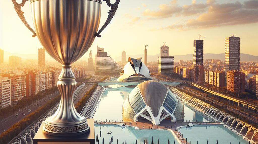 El centrocampista del Valencia Sergi Canós (centro) celebra tras marcar ante el Eldense durante el partido de la Copa del Rey.