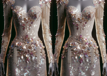 Cómo son los vestidos de lentejuelas de invitada de boda Primavera-Verano 2025