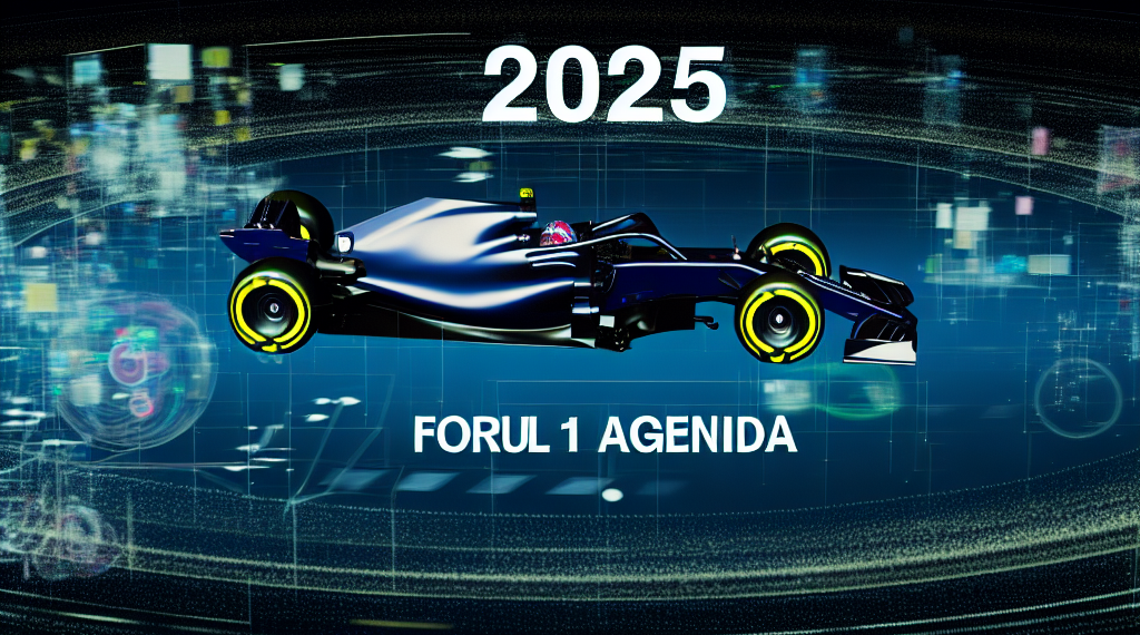 El calendario de la F1 en 2025