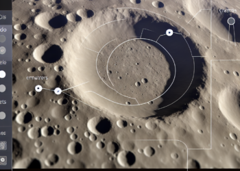 Impacto de un asteroide en la Luna creó dos grandes cañones en 10 minutos