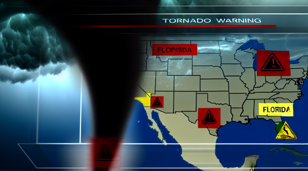 El NWS emite una alerta de tornado para estos cinco estados de USA: Florida, en riesgo