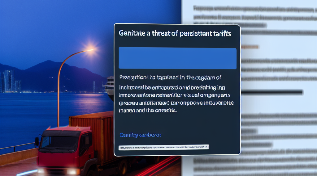 Riesgo de los aranceles sigue latente: Peterson