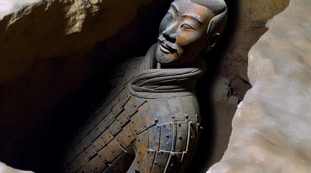 Arqueólogos realizan histórico hallazgo de una nueva figura en el ejército de Terracota