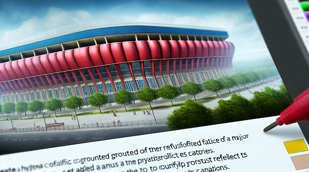 Así luce la nueva fachada del Ciudad de los Deportes