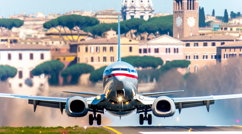 Aterriza de emergencia en Roma un avión de American Airlines que iba de NY a Nueva Delhi