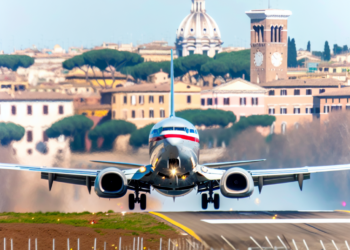 Aterriza de emergencia en Roma un avión de American Airlines que iba de NY a Nueva Delhi