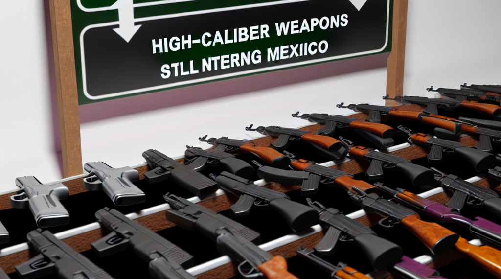 Aumenta decomiso de armas en EU, pero las de alto calibre siguen llegando a México