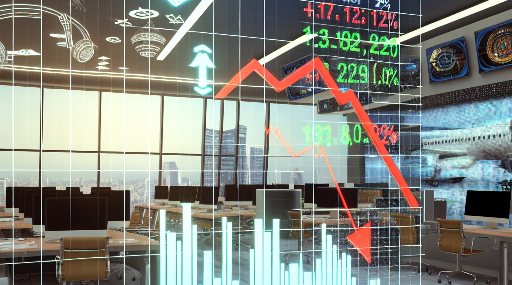 BMV cae en primera sesión de la semana; las acciones de Volaris se desploman 12%