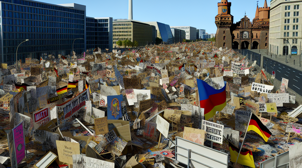 La Jornada - Miles de personas protestan en Berlín contra la extrema derecha