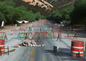 Bloquean carreteras federales en Oaxaca; manifestantes acusan a Salomón Jara de engañarlos