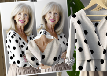 Blusas con estampado de lunares tendencia en primavera para verte favorecida a los 50