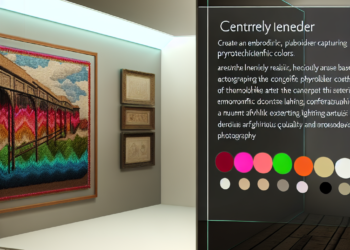 Bordadora atrapa en hilos los colores de la pirotecnia y los exhibe en el Franz Mayer