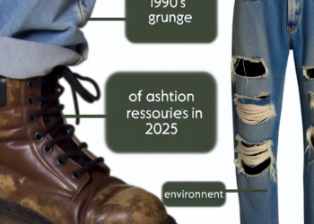 Las botas biker grunge de los 90 se llevan con jeans en tendencia de Primavera-Verano 2025