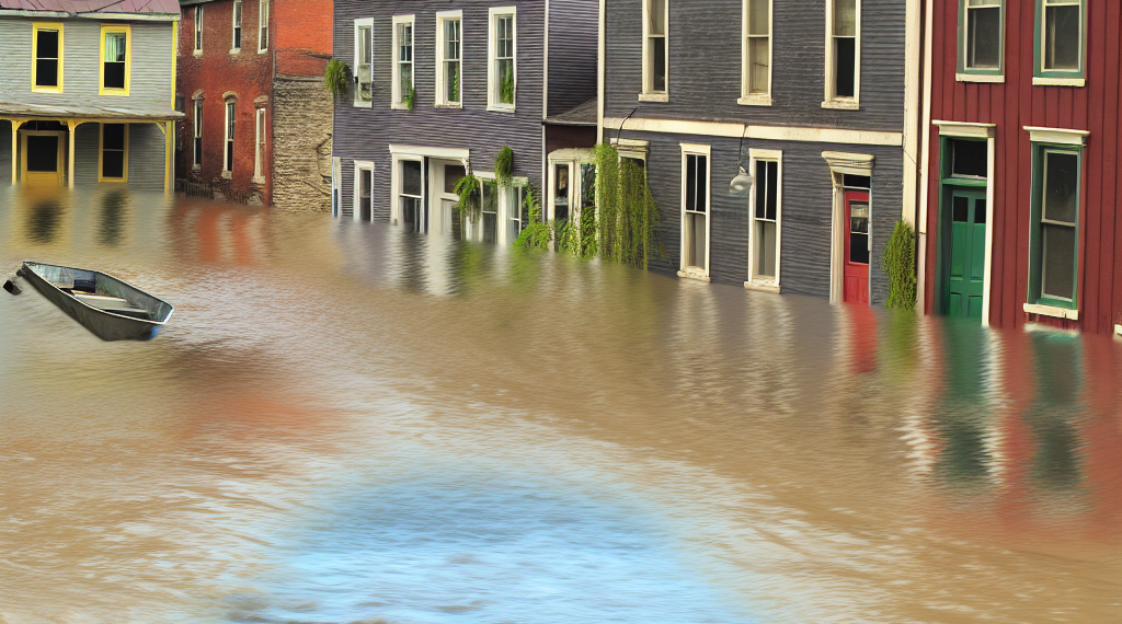 Cámara muestra impresionante crecimiento de inundaciones en Hazard, Kentucky