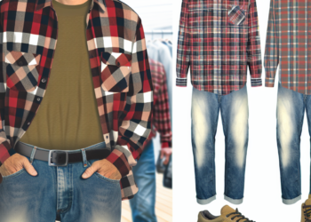 Camisas de cuadros tendencia para llevar en looks casual a los 50 años