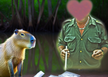 Video | “Capibara del amor” arresta a narcotraficante
