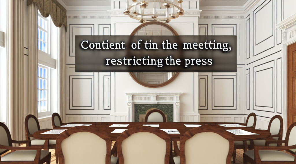 Casa Blanca impide a Reuters, AP y otros medios cubrir la reunión de gabinete de Trump