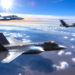 Cazas F-35, F-16 y bombarderos estratégicos B-1 sobrevuelan la península de Corea en una gran demostración de fuerza de EEUU