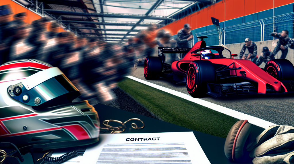 Checo Pérez firma nuevo contrato - Foto: Imago7