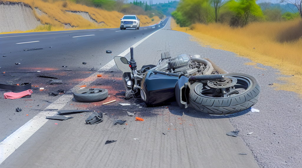 Graban accidente de motociclista en la autopista México-Cuernavaca (Video)