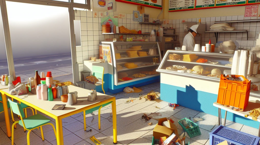 Presuntos agentes del ICE vestidos de civiles detienen a trabajadores en taquería de Memphis. Foto: Instagram/ @taconganas